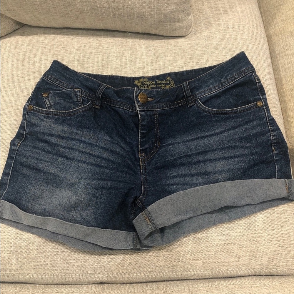 Denim shorts